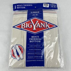 Vintage Big Yank Thermal Underwear Bottoms Long John Mens Size L 38-40 NOS 1997